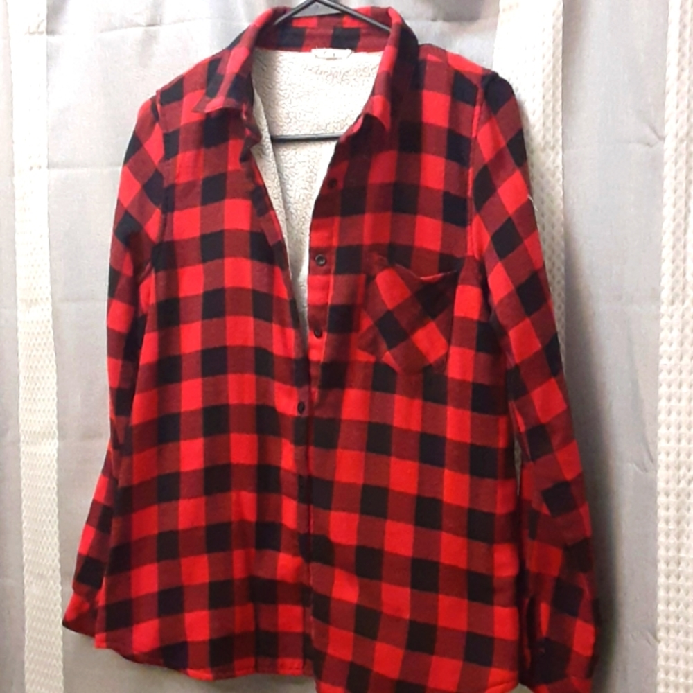 Fleece lined flannel
